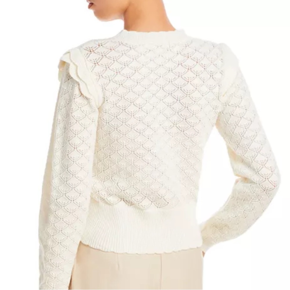 Aqua Cream Crew Neck Sweater - Picture 4 of 9